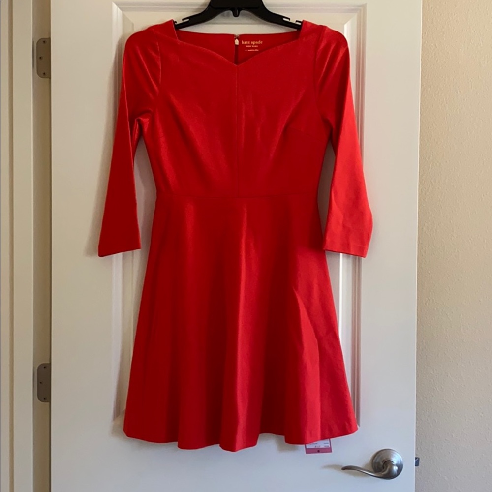 Kate Spade ponte fit-and-flare dress